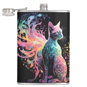 Cantil Gato Holográfico Espectral: Um Prismo de Elegância