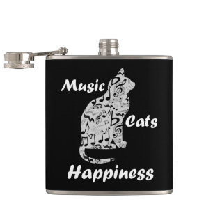 Cantil Gatos de Música Felicidade - Citação de Amante de 