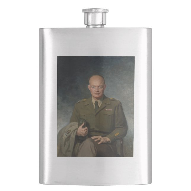 Cantil General Dwight Eisenhower 5 Star - Retrato Pintado (Frente)