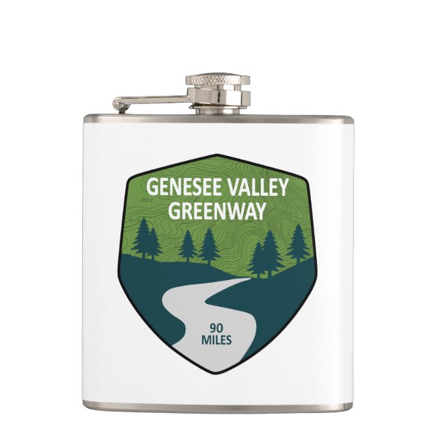 Cantil Genesee Valley Greenway Nova York (Frente)
