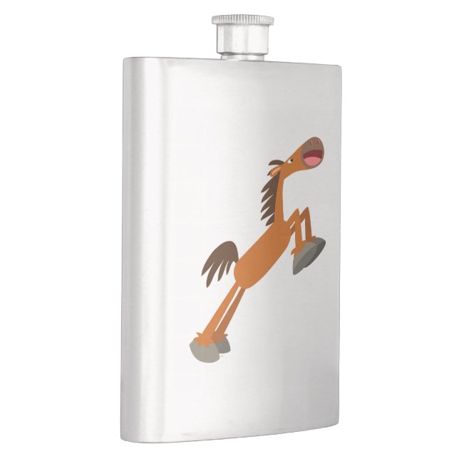 Cantil Giddyup, Horsey! Cartoon Horse Classic Flask (Direita)