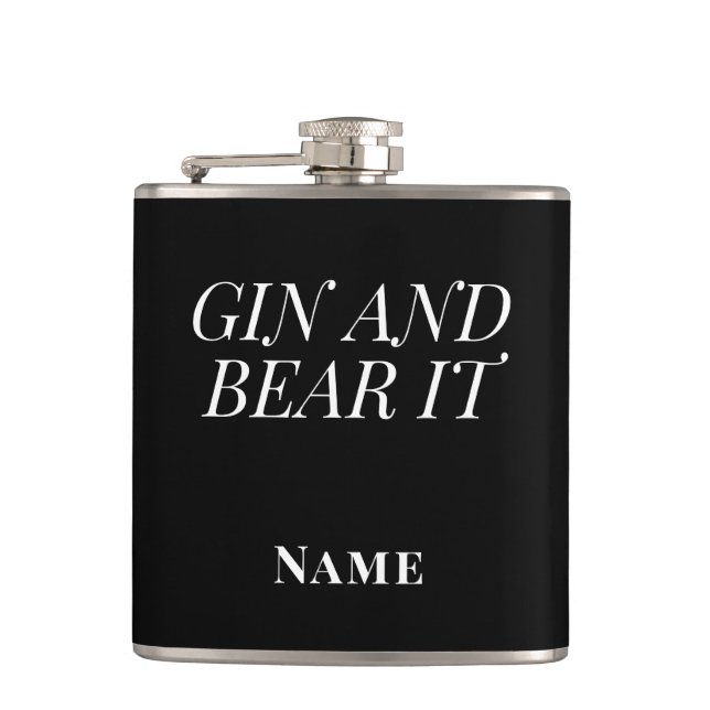 Cantil Gin and Bear It – Personalised Funny Gin (Frente)
