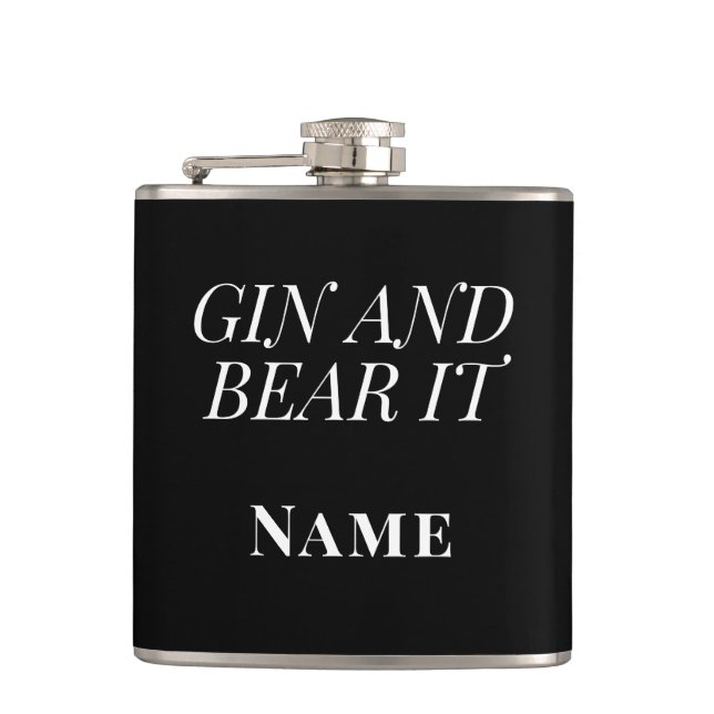Cantil Gin and Bear It – Personalised Funny Gin (Frente)