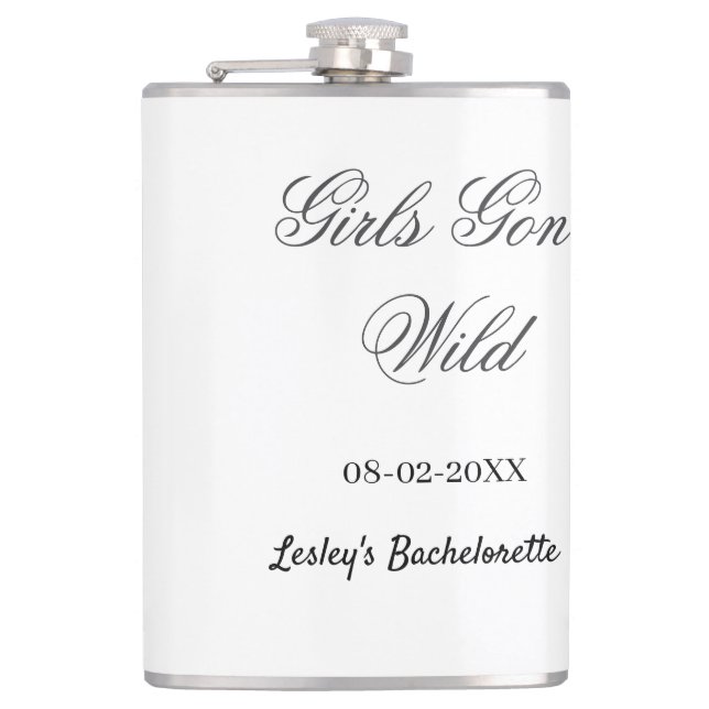 Cantil Girls Gone wild Bachelorette party name date bride (Frente)