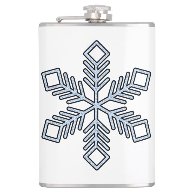 Cantil Glitter Snowflake - Baby Blue Branches (Frente)
