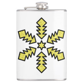 Cantil Glitter Snowflake - Yellow Star