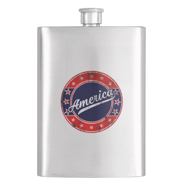 Cantil Global Traveler - América | USA Flask (Frente)