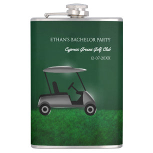 Cantil Golf Bachelor Party - Carrinho de golfe e verde
