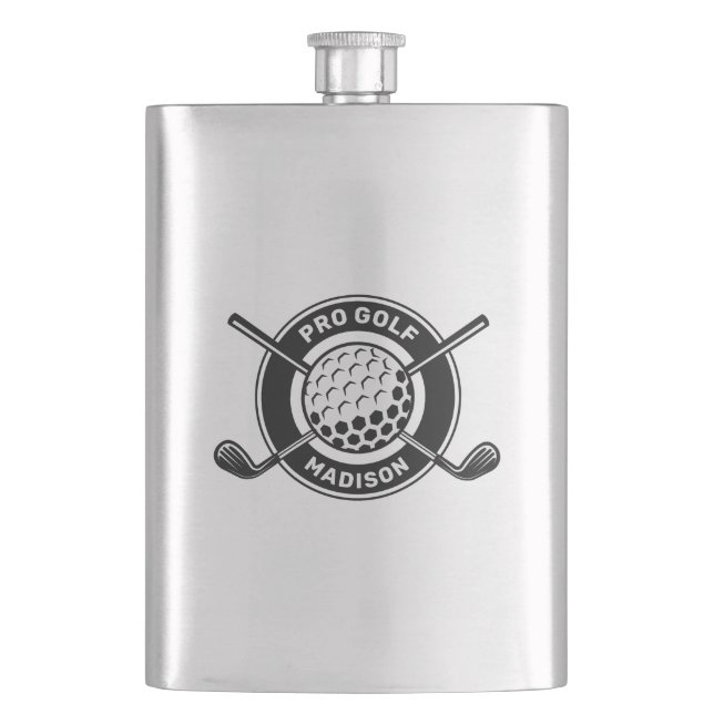 Cantil Golf de Nome e Texto Personalizado (Frente)