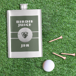 Cantil Golfer Birdie Humor Esportes Jogo de Golfe Monogra
