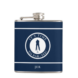 Cantil Golfista Par-Tee Piadas de Golfe Monograma Humor P