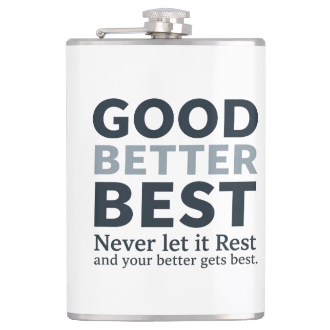 Cantil Good Better Best Never let it Rest Motivational Qu (Frente)