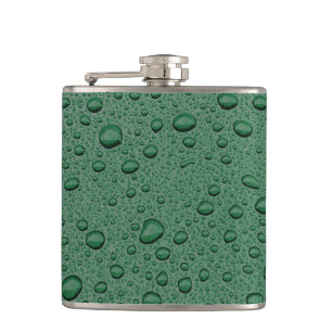 Cantil Gotas de água verde