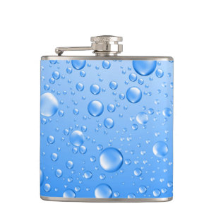 Cantil Gotas metálicas da chuva dos azul-céu