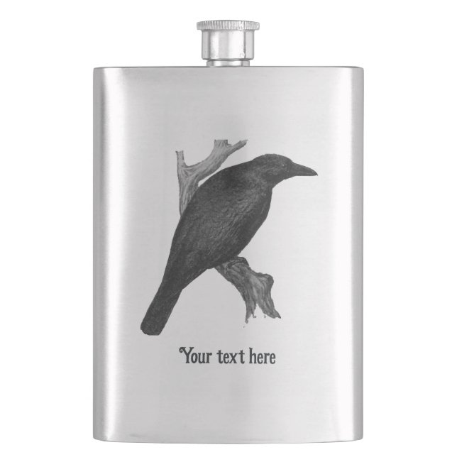 Cantil Gothic Raven Personalizado (Frente)