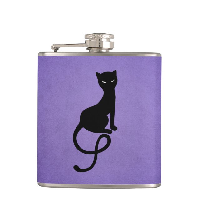 Cantil Gótica Mau Gatinho Roxo de Gato (Frente)