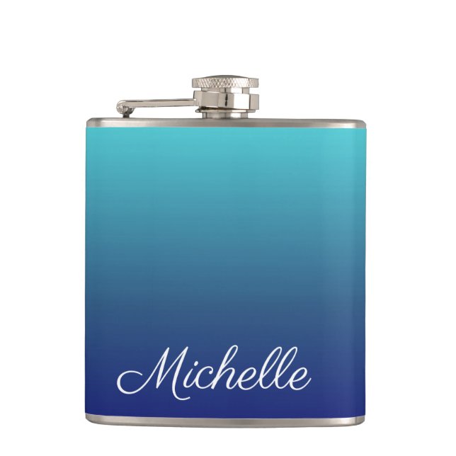 Cantil Gradiente azul-ombre personalizado (Frente)