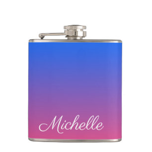 Cantil Gradiente verde-azul e cor-de-rosa personalizado