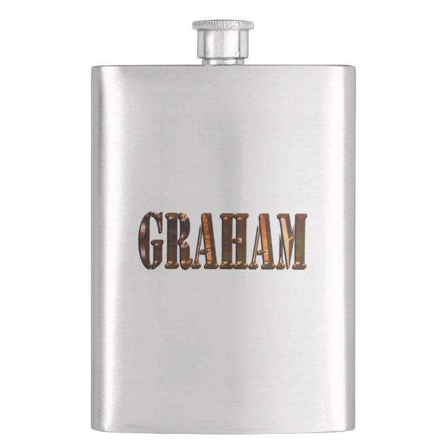 Cantil Graham, Nome, Clássico Hip Flask (Frente)