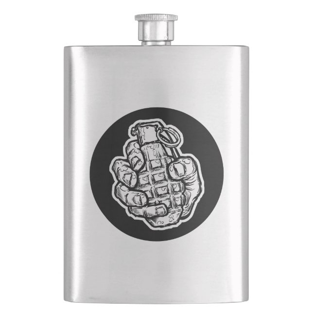 Cantil Granada Mão no Estilo História em quadrinhos (Frente)