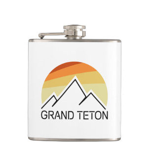 Cantil Grand Teton Wyoming Retro