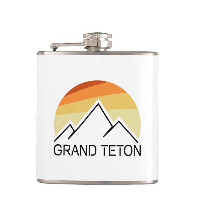 Cantil Grand Teton Wyoming Retro (Frente)