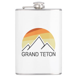 Cantil Grand Teton Wyoming Retro
