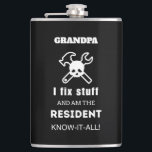 Cantil GRANDPA Birthday Gift Men Engraçado HUSBAND Único<br><div class="desc">Presentes únicos personalizados para homens - pai, avô, pai, avô, tio - Adicione nome ou texto para personalizar. Perfeito para Dia de os pais, aniversário, aposentadoria, Natal, para mostrar apreciação. Apresenta um gráfico único de crânio e de pântano e martelo em vez de bósforos. Tem um elemento de rock'n'roll. Um...</div>