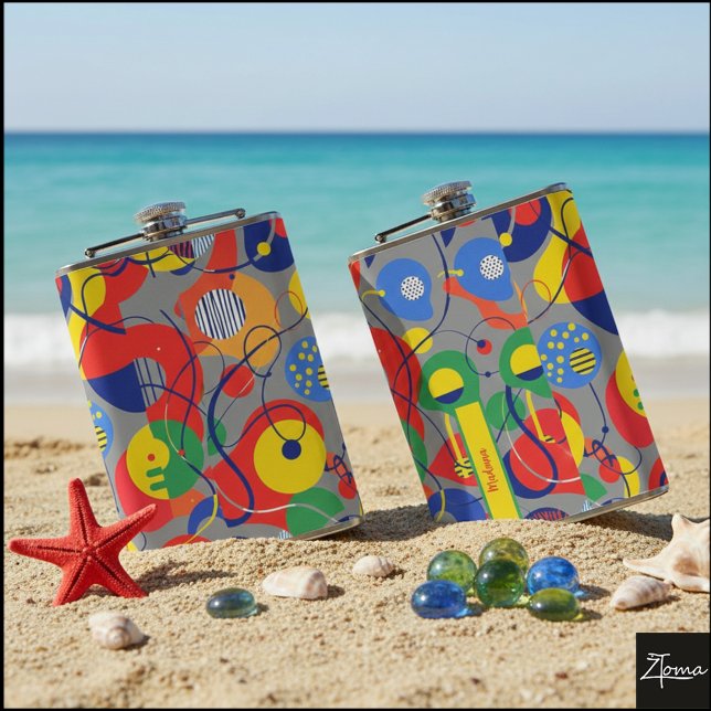 Cantil gray Background Primary Color Abstract Shapes (Criador carregado)