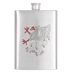 Cantil Griffin Rampant Argent