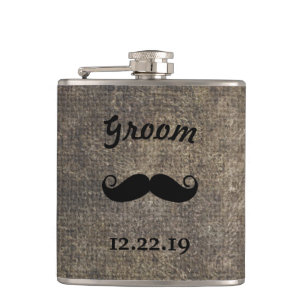 Cantil Groom Flask Mustache