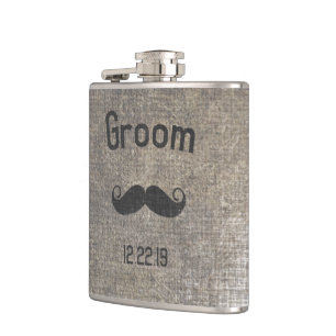 Cantil Groom Flask Mustache