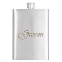 Groom, guião dourado, chic elegante