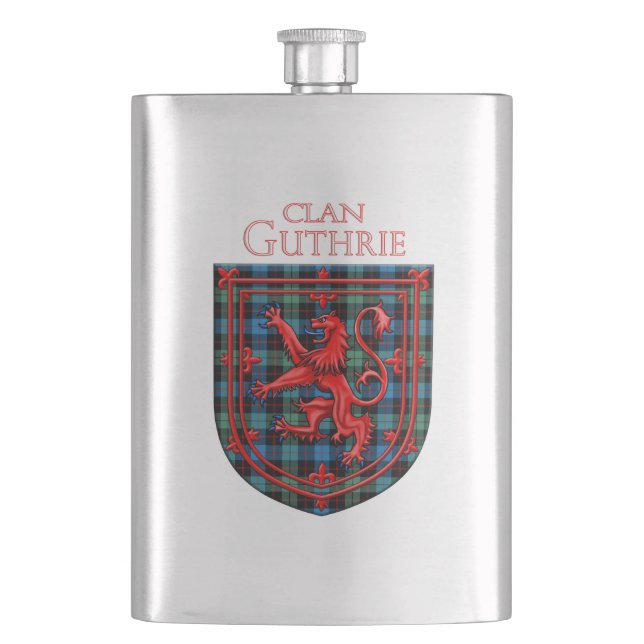Cantil Guthrie Tartan Scottish Xadrez Lion Rampant (Frente)