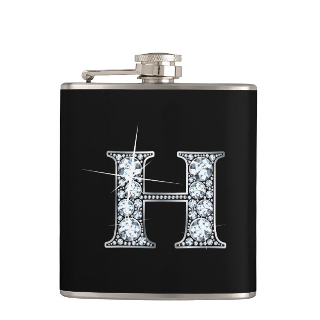Cantil H "Diamond Bling" Flask (Frente)