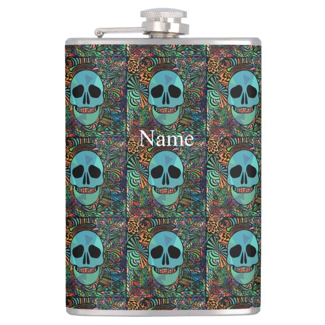 Cantil Halloween Hippie Skull Thunder_Cove (Frente)