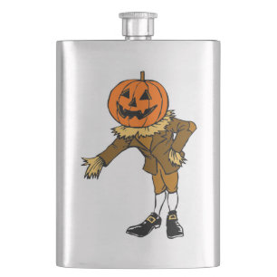 CANTIL HALLOWEEN PUMPKIN HEAD SCARECROW PILGRIM