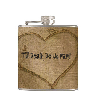 Cantil Halloween Wedding Vinyl Flask