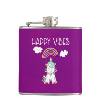 Happy Vibs Typografia Incrível Rainbow & Unicorn