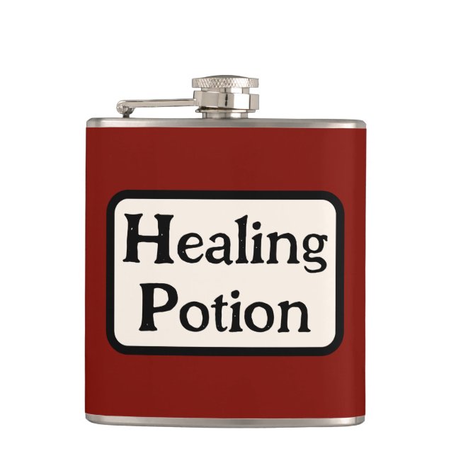 Cantil Healing Potion Vinyl Wrapped Flask (Frente)