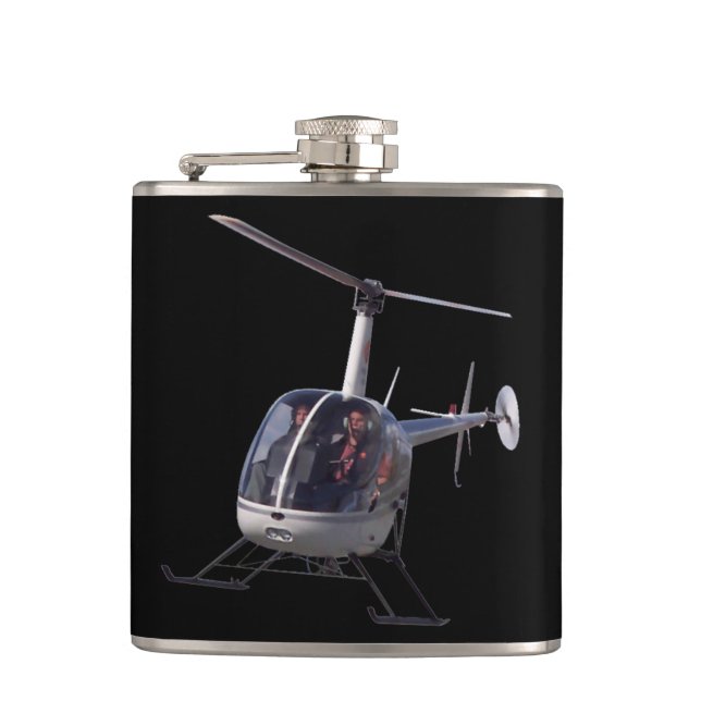 Cantil Helicóptero Flask - Helicóptero Personalizado - Be (Frente)