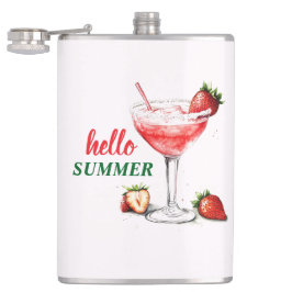 Cantil Hello Summer | Strawberry Cocktail Flask