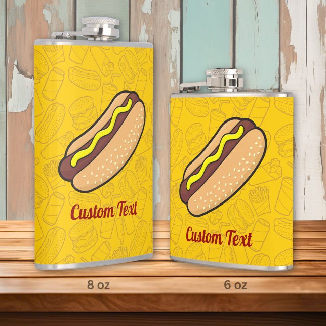 Cantil Hip Flask Hotdog (Criador carregado)