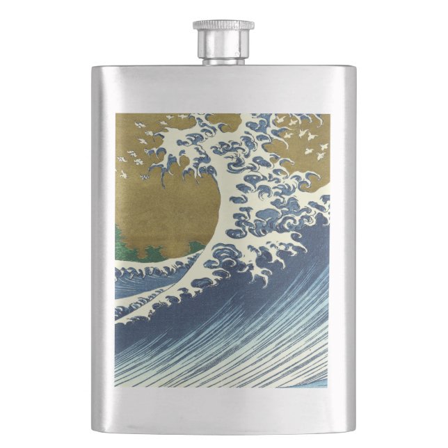 Cantil Hokusai Big Wave Japão Art (Frente)