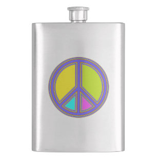 Cantil holiES - sinal colorido PEACE + suas ideias