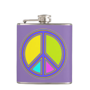 Cantil holiES - sinal colorido PEACE + suas ideias
