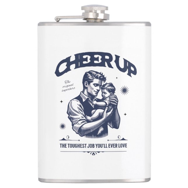 CANTIL HOME/KITCHEN DADDY CHEER UP VINYL WRAP FLASK  (Frente)