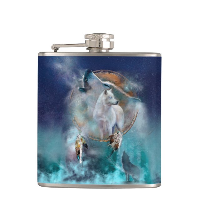 Cantil Homem-fantasma indiano e lobo-chefe de etnia triba (Frente)