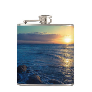 Cantil Horizonte Oceano Sunset