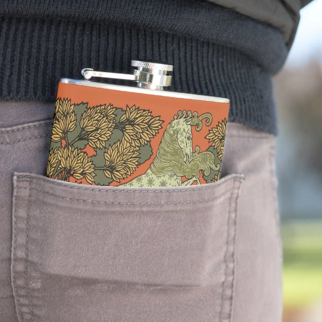 Cantil Horse Medieval Arts Artesanatos Art Nouveau (In Situ)